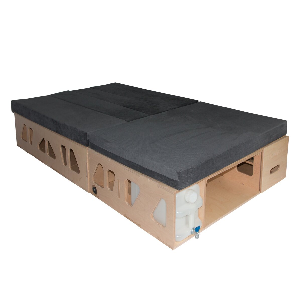 Moonbox Campingbox mit Tisch Van/Bus 115cm UV-Lack