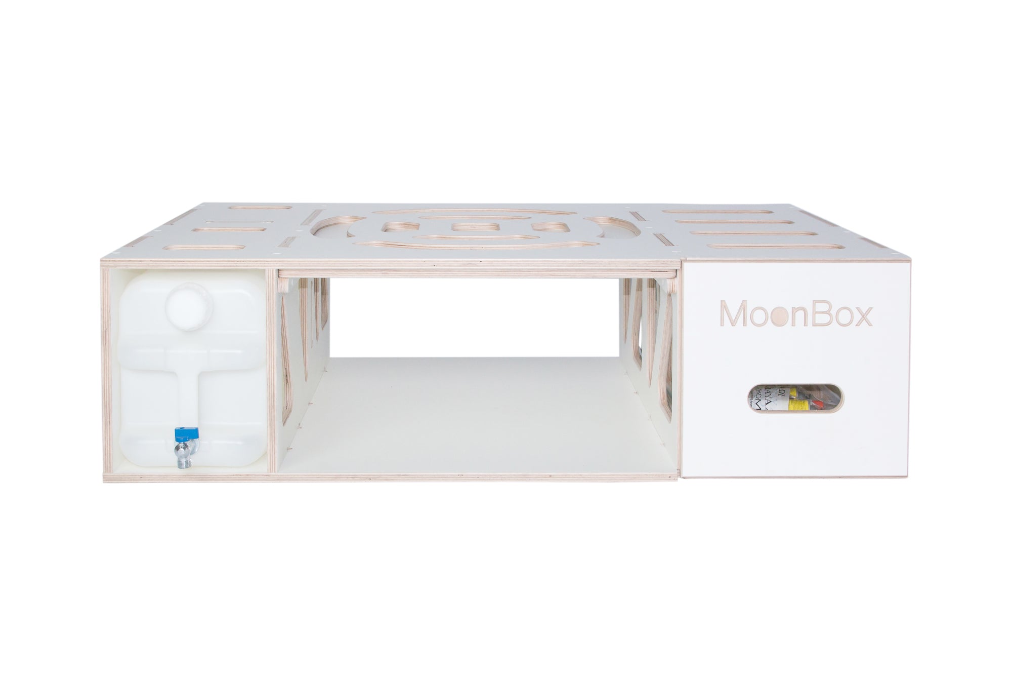 Moonbox Campingbox mit Tisch Van/Bus 119cm Weiß